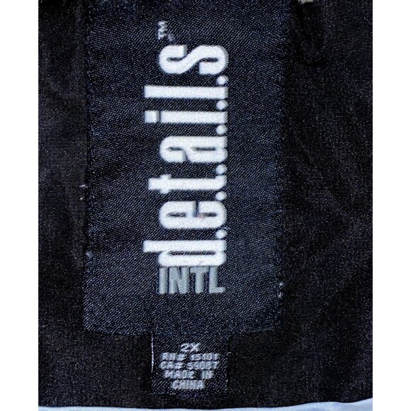 INTL d.e.t.a.i.l.s Women's Zip Front Hooded Parka Winter Coat Jacket 2X - Picture 5 of 8